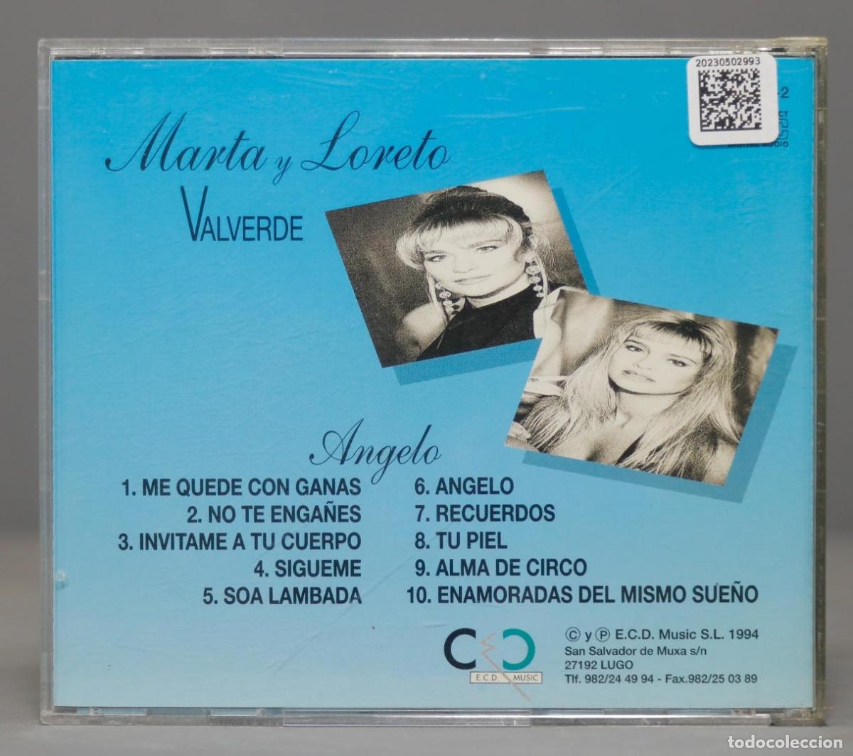 CDs de m&uacute;sica: CD. Marta y Loreto Valverde &ndash; Angelo - Foto 2