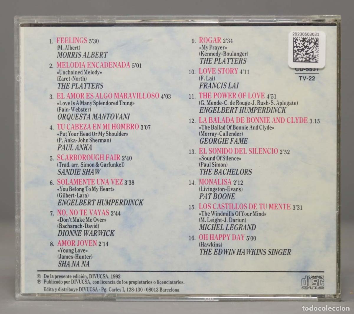 CDs de m&uacute;sica: CD. 50 INOLVIDABLES BALADAS - Foto 2