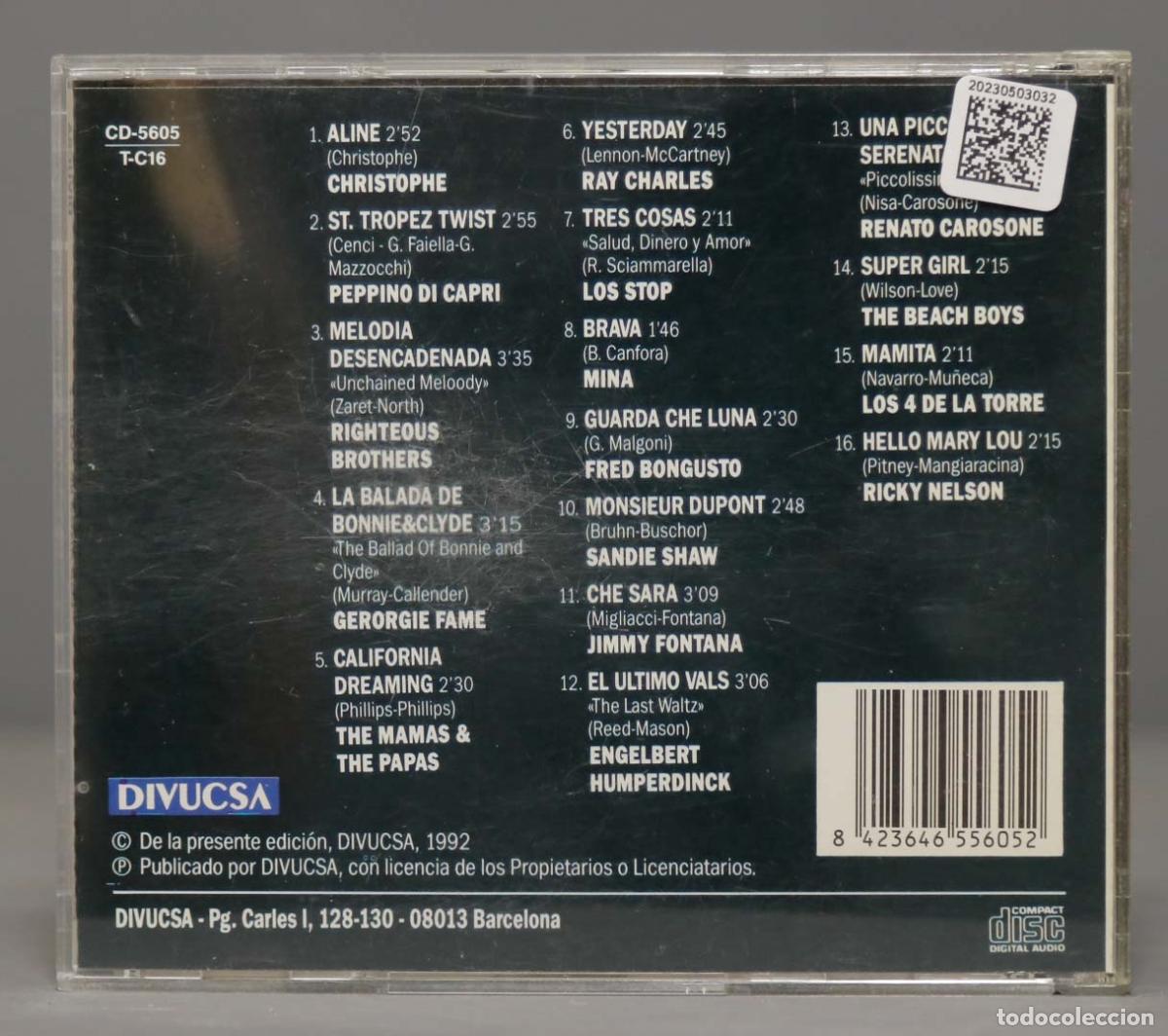 CDs de m&uacute;sica: CD. LOS A&Ntilde;OS 60. 7 - Foto 2
