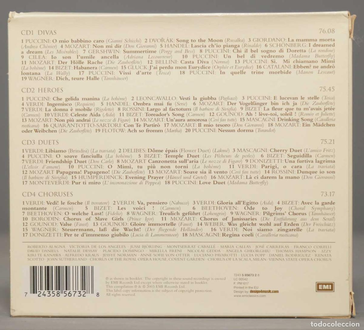 CDs de m&uacute;sica: 4 CD. The Opera Box - Foto 2