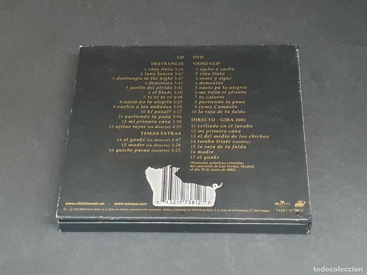 CDs de m&uacute;sica: CD + DVD CARTON - ESTOPA - M&Aacute;S DESTRANGIS - Foto 3