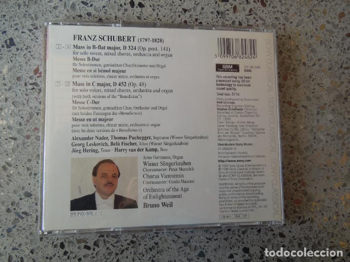 CDs de m&uacute;sica: SCHUBERT - MASSES COMPLETE - BRUNO WEIL - 4CD,S - Foto 5