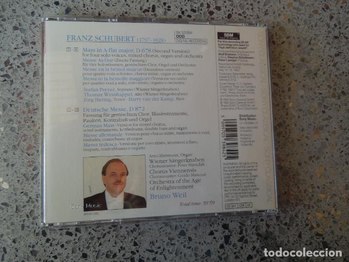 CDs de m&uacute;sica: SCHUBERT - MASSES COMPLETE - BRUNO WEIL - 4CD,S - Foto 8