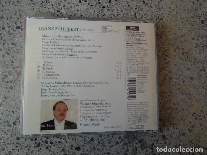 CDs de m&uacute;sica: SCHUBERT - MASSES COMPLETE - BRUNO WEIL - 4CD,S - Foto 11