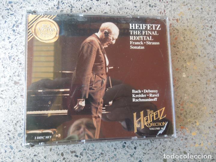 CDs de m&uacute;sica: HEIFETZ - THE FINAL RECITAL - 2 CD,S + LIBRETO - Foto 1