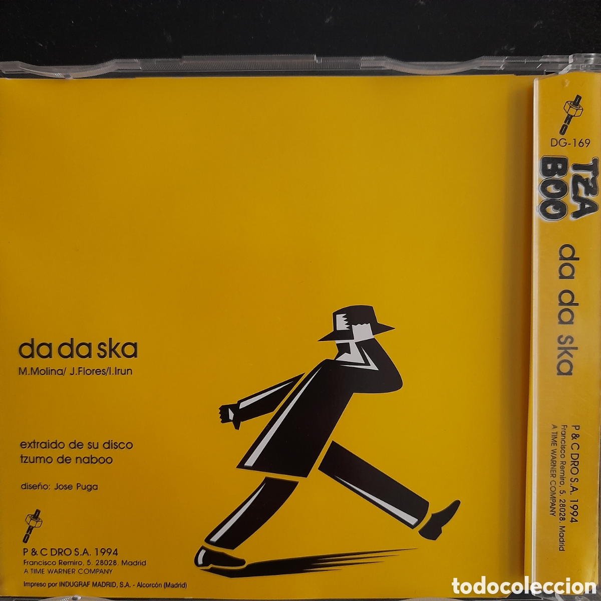 CDs de m&uacute;sica: Tzaboo &ndash; Da Da Ska. 1994. CD Single. - Foto 2