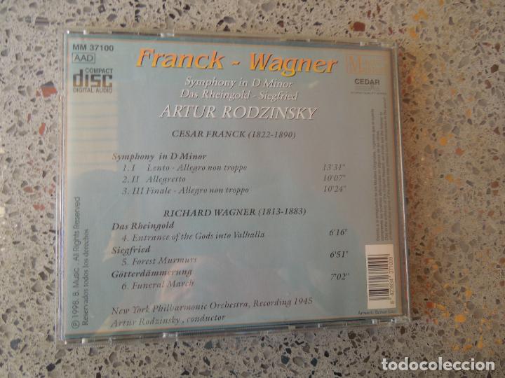 CDs de m&uacute;sica: FRANCK -WAGNER - ARTUR RODZINSKY - CD - Foto 3