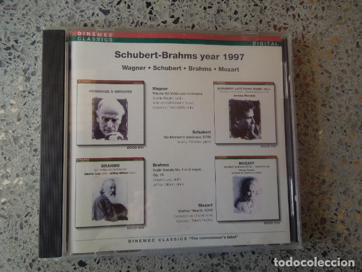 CDs de m&uacute;sica: SCHUBERT - BRAHMS YEAR 1997 - CD - Foto 1