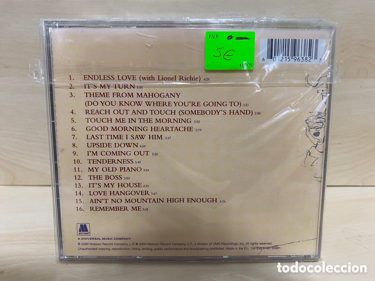 CDs de m&uacute;sica: Diana Ross - All The Great Hits (CD, Comp) - Foto 2