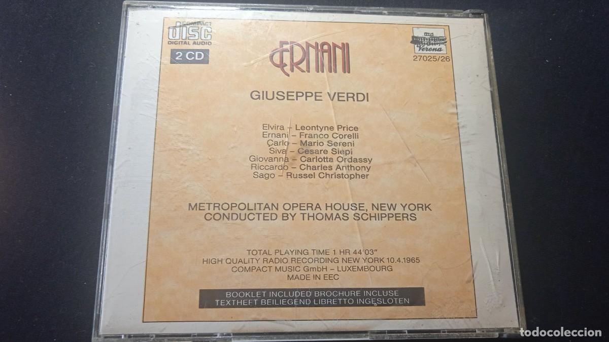 CDs de m&uacute;sica: Doble CD Ernani-Verdi. - Foto 4