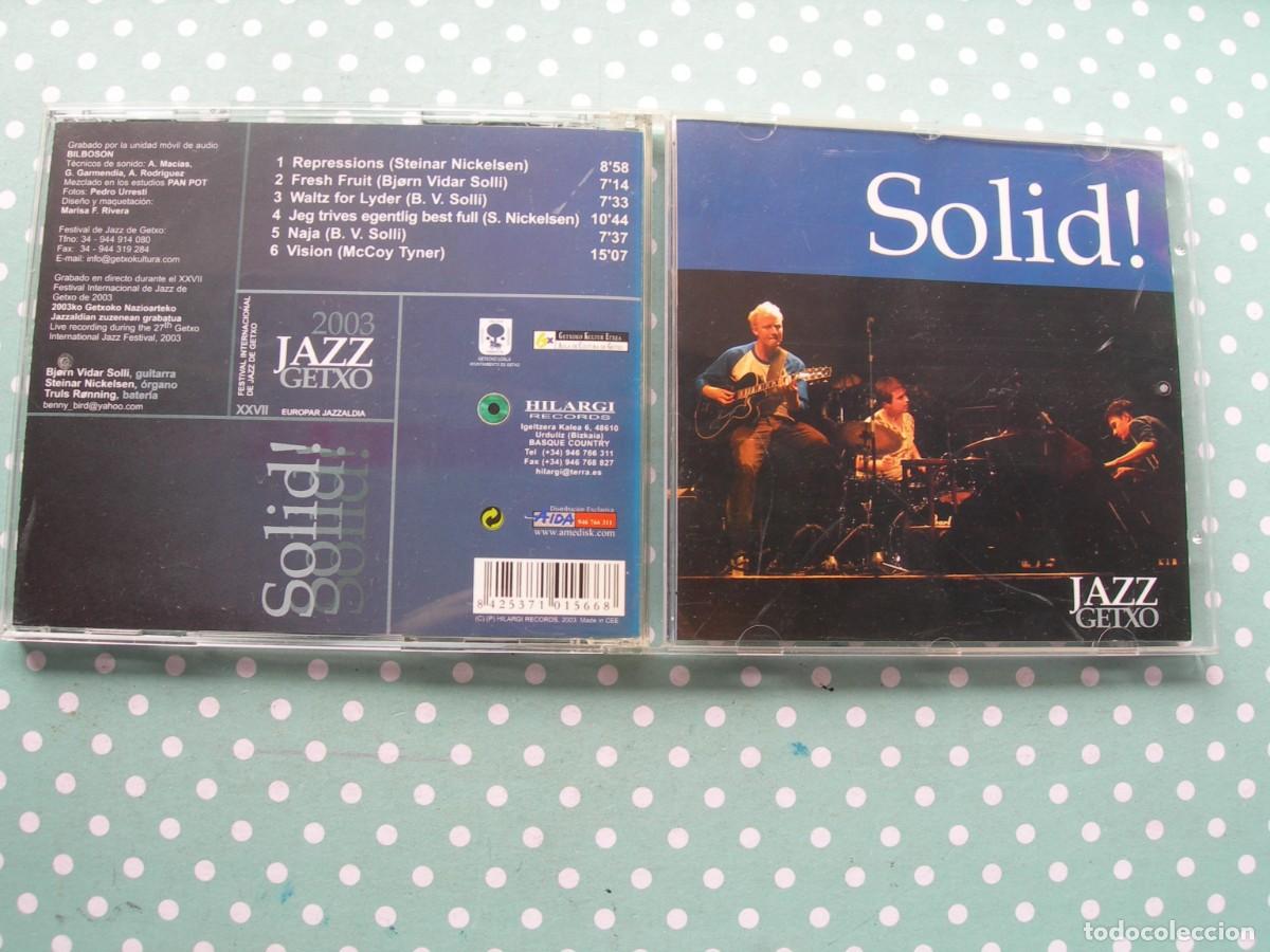 CDs de m&uacute;sica: SOLID ! / JAZZ GETXO / CD / 6 TEMAS / JAZZ / COLECCI&Oacute;N PARTICULAR - Foto 1