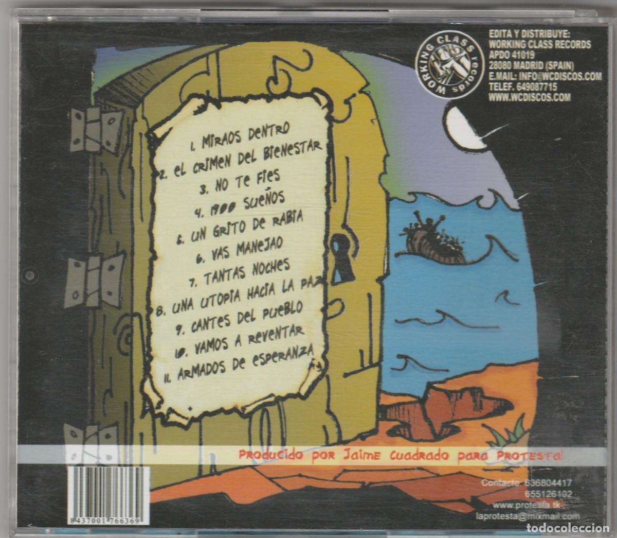 CDs de m&uacute;sica: CD PROTESTA - ARMADOS DE ESPERANZA - Foto 2