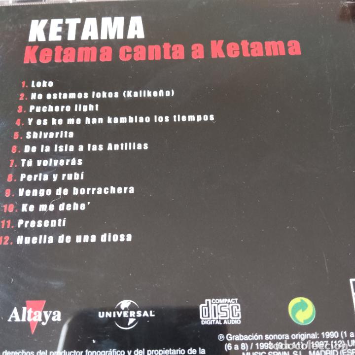 CDs de m&uacute;sica: KETAMA, KETAMA CANTA A KETAMA - CD - Foto 2