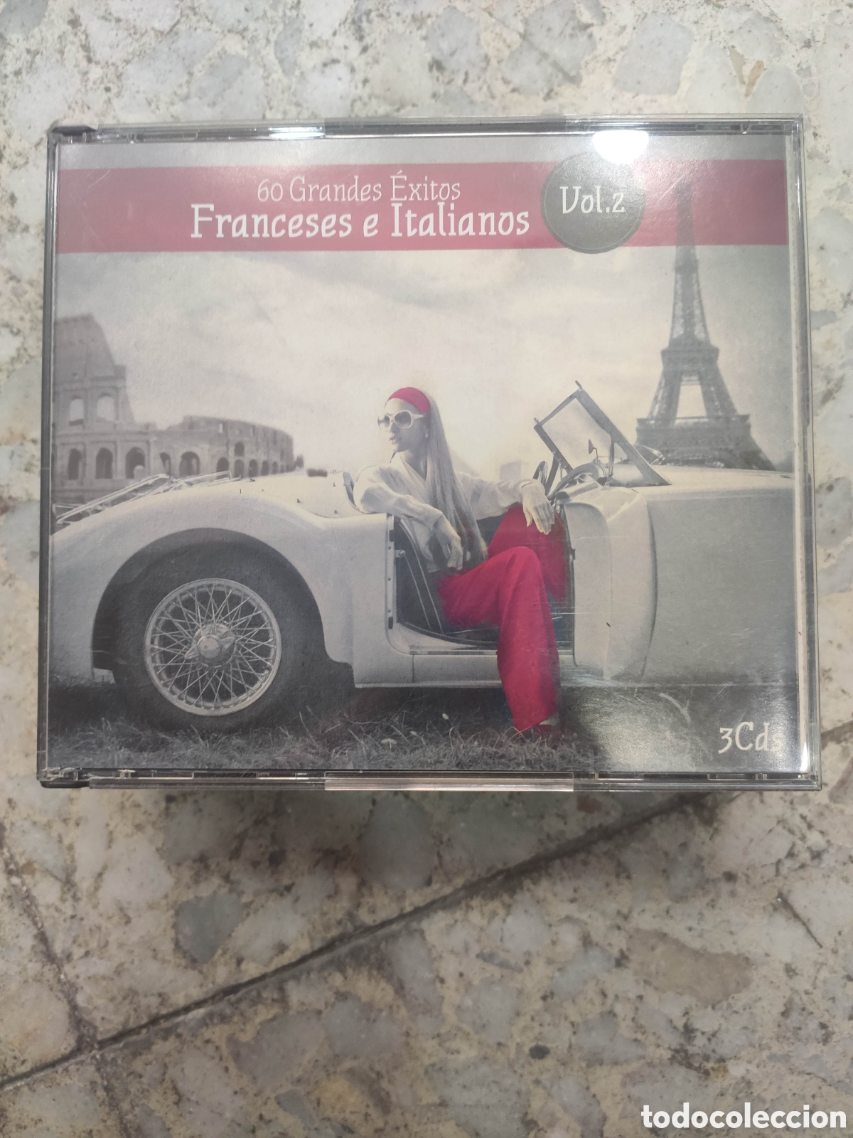Music CDs: 60 GRANDES EXITOS FRANCESES E ITALIANOS VOL 2. CAJA 3 CDS