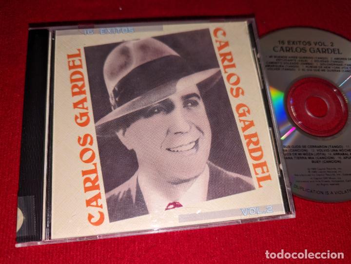 CDs de m&uacute;sica: CARLOS GARDEL 16 exitos CD 1989 Capitol CANADA - Foto 1