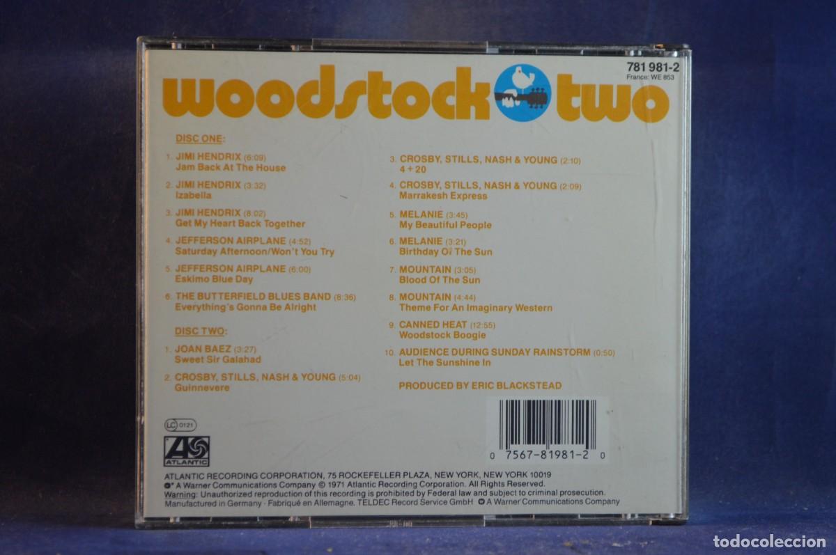 CDs de m&uacute;sica: VARIOUS - WOODSTOCK TWO - 2 CD - Foto 2