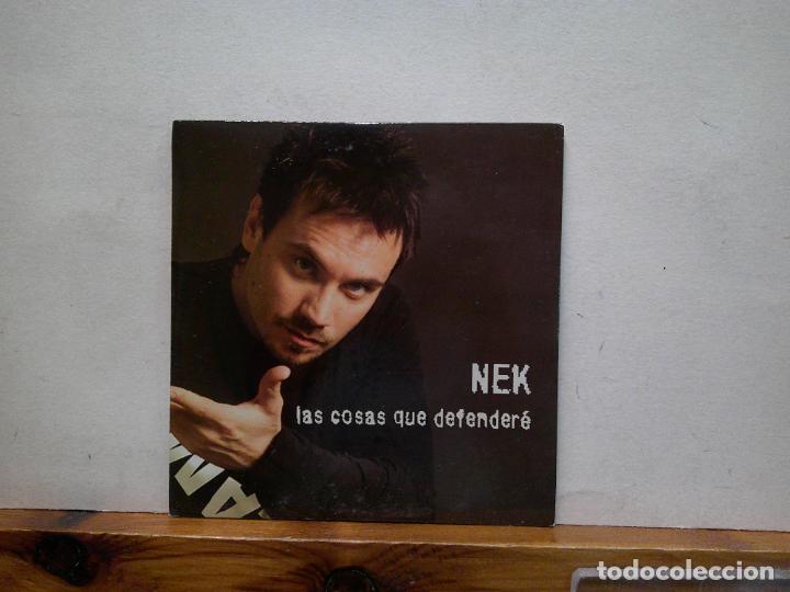 CDs de m&uacute;sica: CD. NEK. LAS COSAS QUE DEFENDER&Eacute;. - Foto 1
