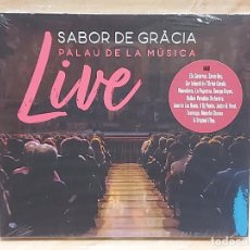CDs de Música: SABOR A GRÀCIA CON... / LIVE / PALAU DE LA MÚSICA / DIGIPACK-DISCMEDI BLAU / 14 TEMAS / PRECINTADO.