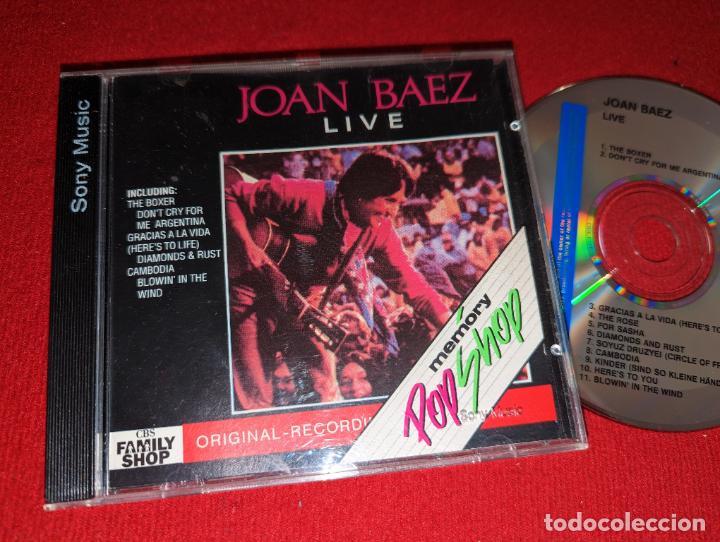 CDs de m&uacute;sica: JOAN BAEZ Live CD 1989 CBS EU - Foto 1