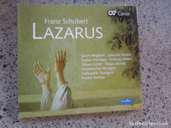 CDs de m&uacute;sica: SCHUBERT - LAZARUS - FRIEDER BERNIUS - CD - Foto 1