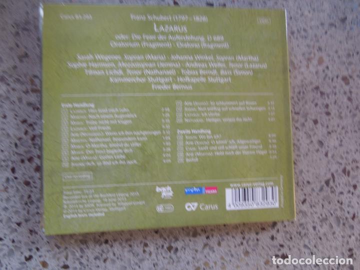 CDs de m&uacute;sica: SCHUBERT - LAZARUS - FRIEDER BERNIUS - CD - Foto 3