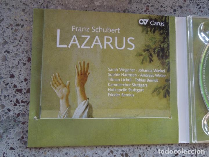 CDs de m&uacute;sica: SCHUBERT - LAZARUS - FRIEDER BERNIUS - CD - Foto 2