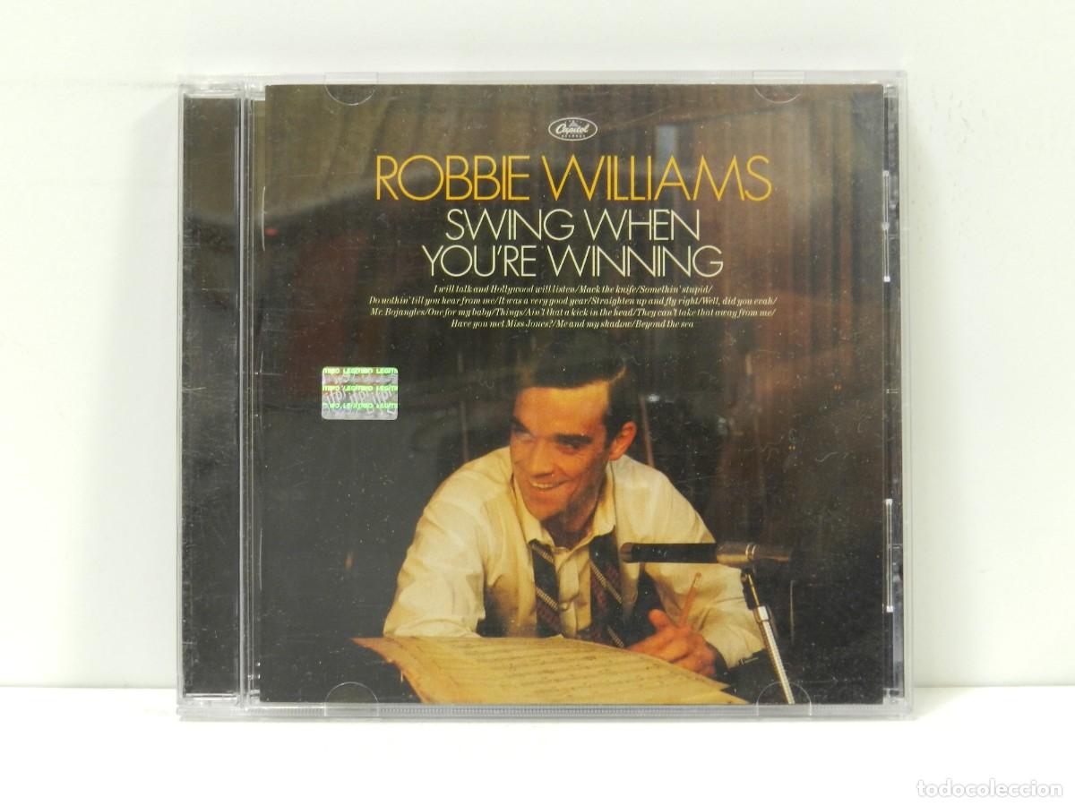 CDs de m&uacute;sica: DISCO CD. Robbie Williams &ndash; Swing When Youre Winning. COMPACT DISC. - Foto 1