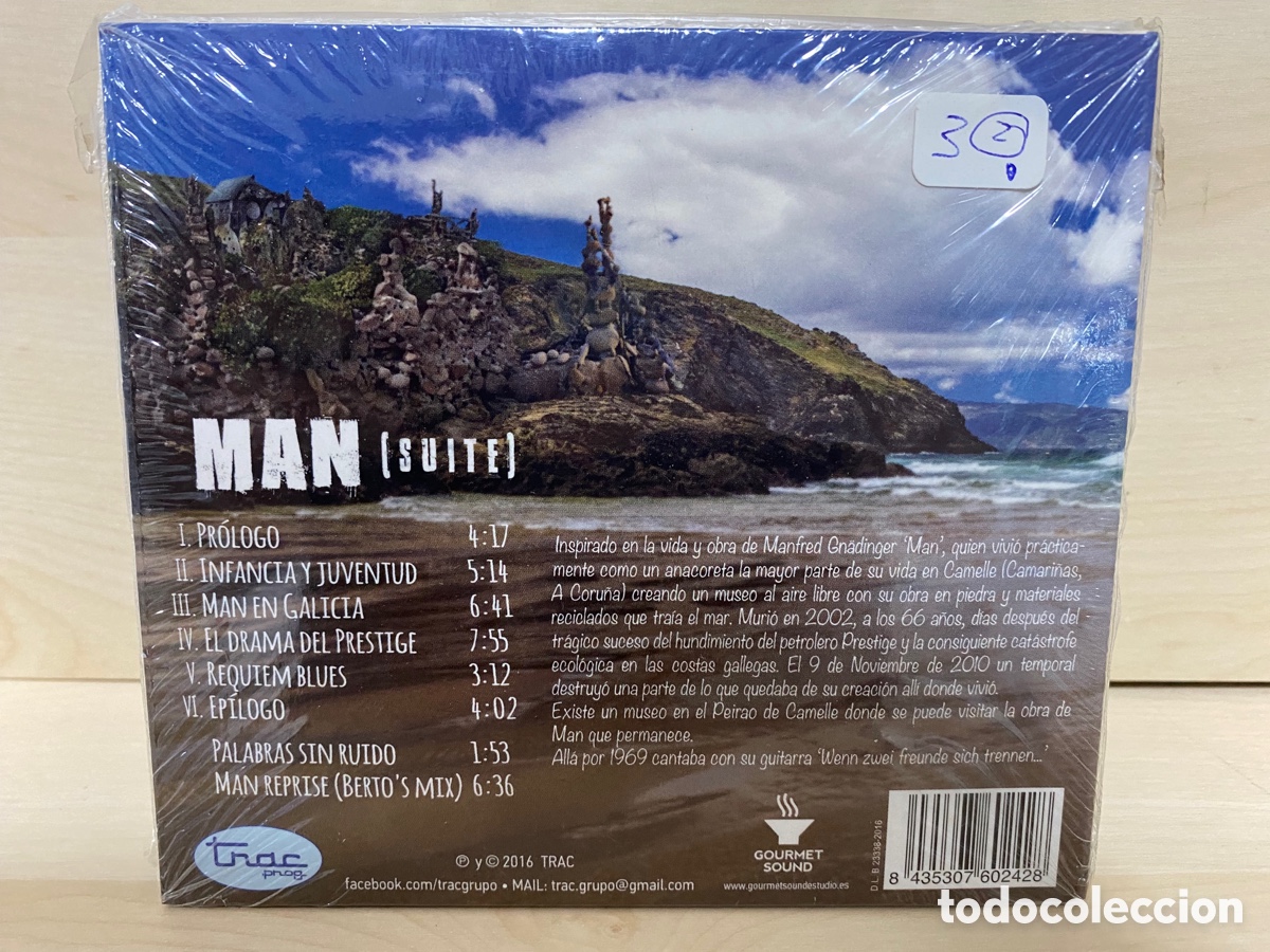 CDs de m&uacute;sica: TRAC - Man (CD, Album) *Precintado* - Foto 2