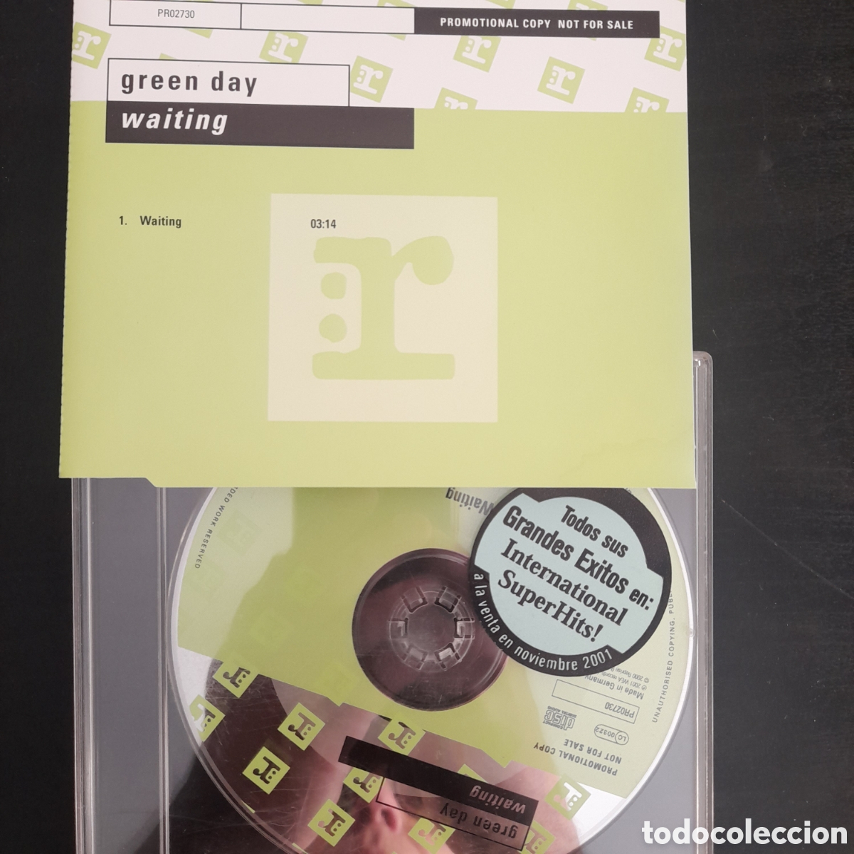 CDs de m&uacute;sica: Green Day &ndash; Waiting. 2001. CD, Single, Promo - Foto 1