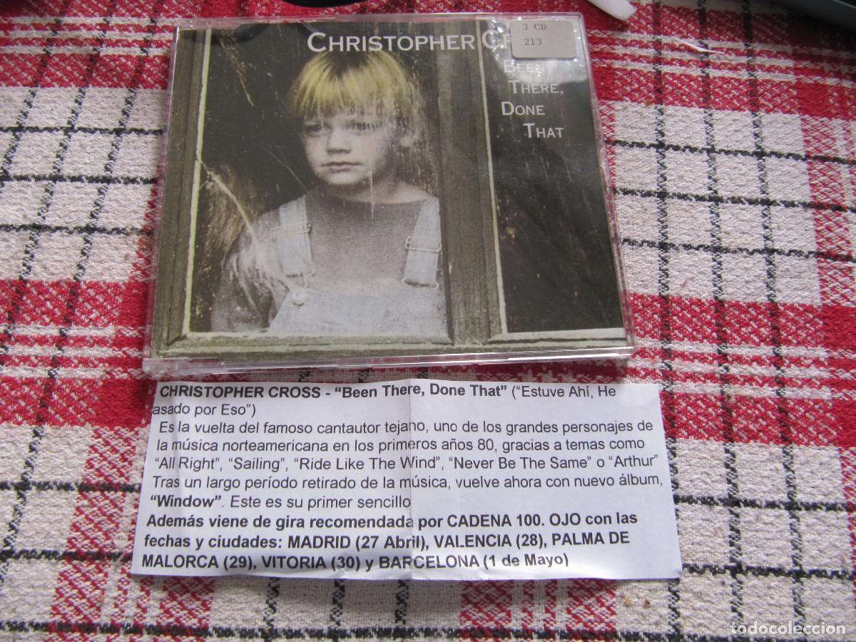 CDs de m&uacute;sica: CHRISTOPHER CROSS / BEEN THERE, DONE THAT CD SINGLE CADENA CIEN - Foto 1