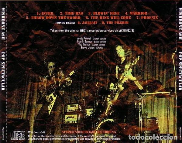 CDs de m&uacute;sica: CD WISHBONE ASH - Pop Spectacular - Live 1972 - Foto 2