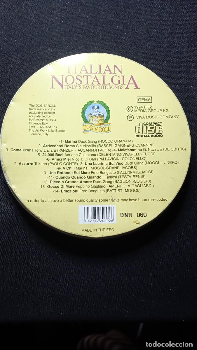 CDs de m&uacute;sica: CD Italian Nostalgia. - Foto 2