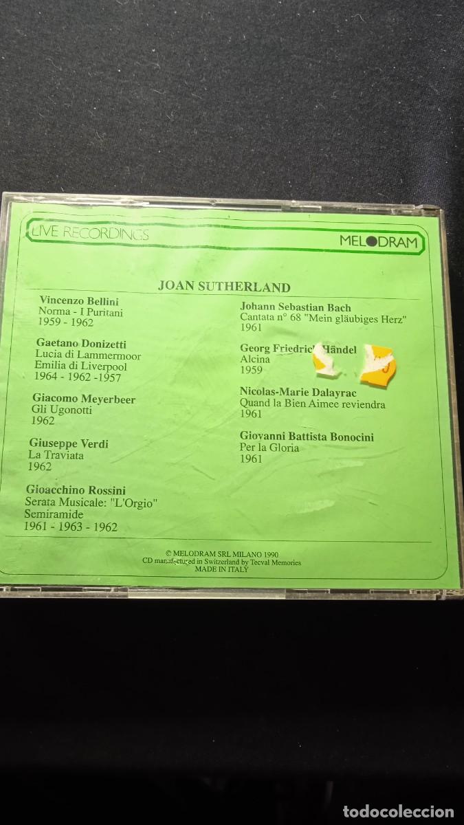 CDs de m&uacute;sica: Doble CD Joan Sutherland. - Foto 2