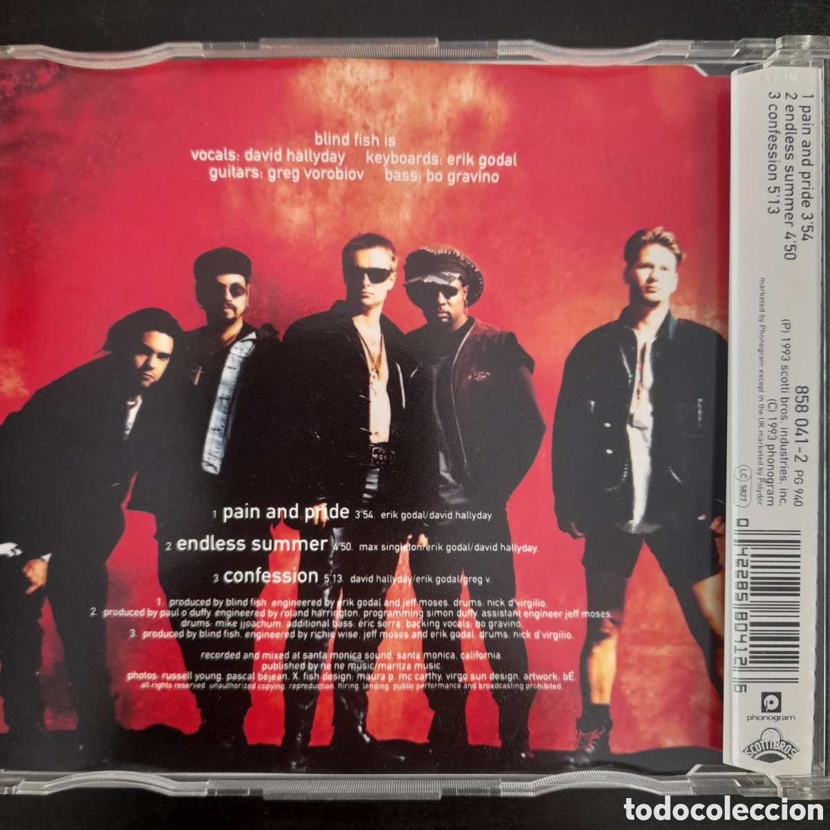 blind fish featuring david hallyday – pain and - Acheter CD de musique rock  sur todocoleccion