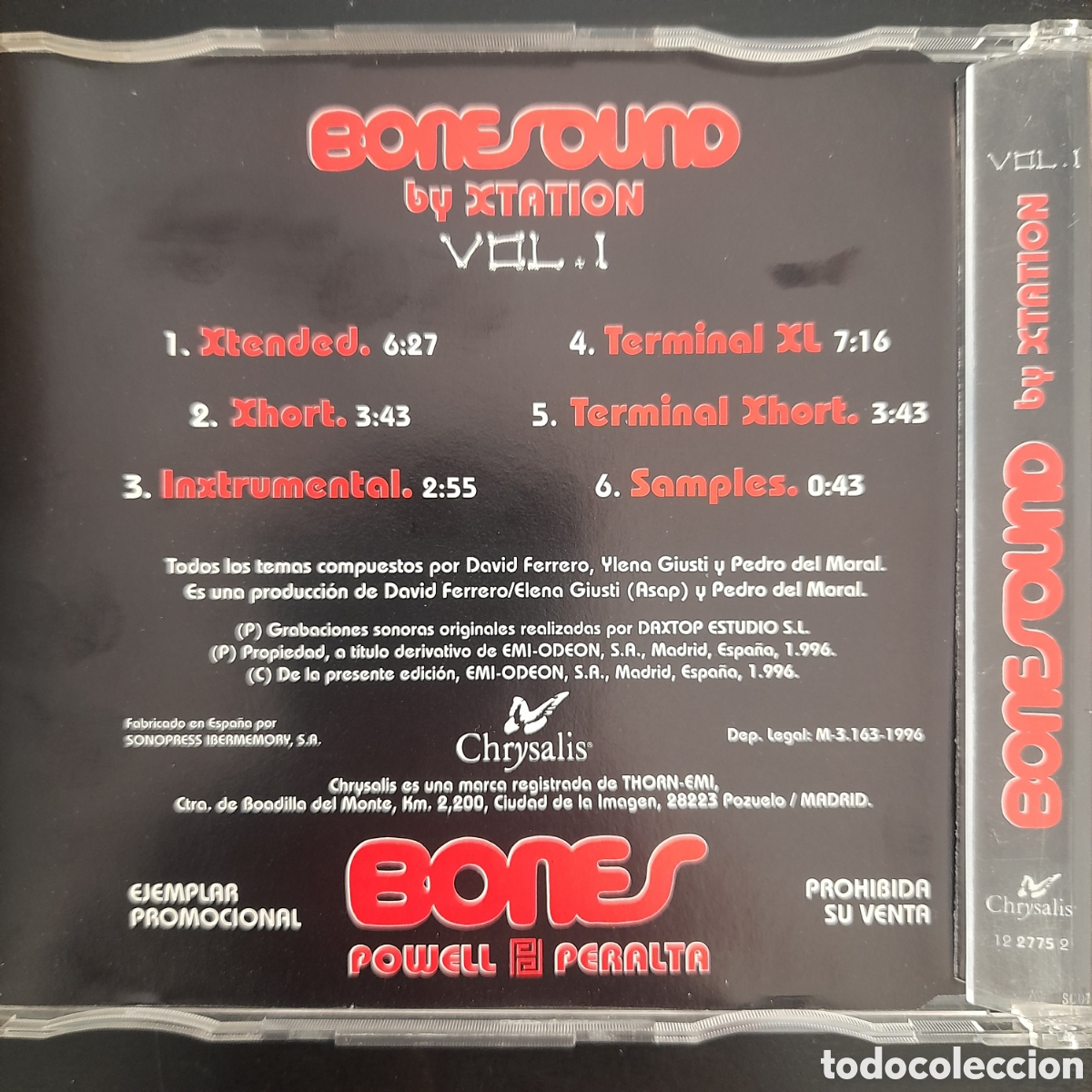 CDs de m&uacute;sica: Xtation &ndash; Bonesound Vol. 1. CD, Maxi-Single - Foto 2