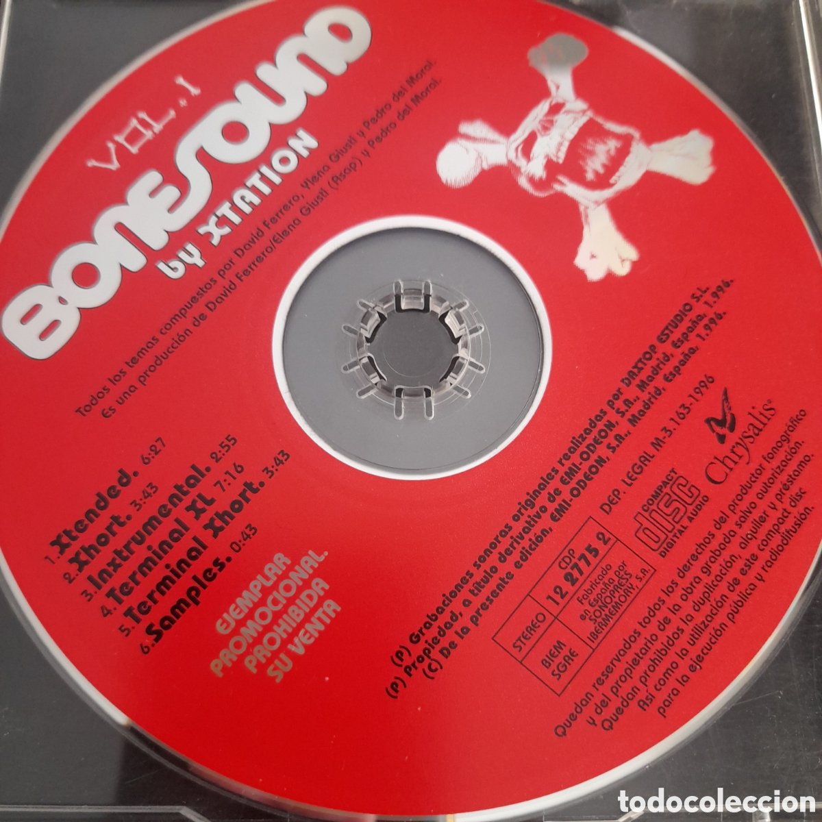 CDs de m&uacute;sica: Xtation &ndash; Bonesound Vol. 1. CD, Maxi-Single - Foto 3