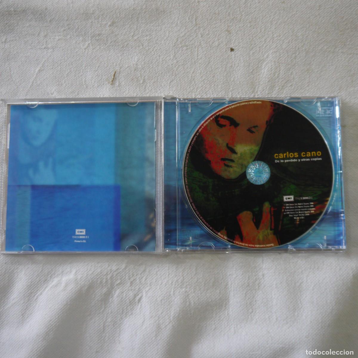 CDs de m&uacute;sica: CARLOS CANO - DE LO PERDIDO Y OTRAS COPLAS - CD 2000 - Foto 2