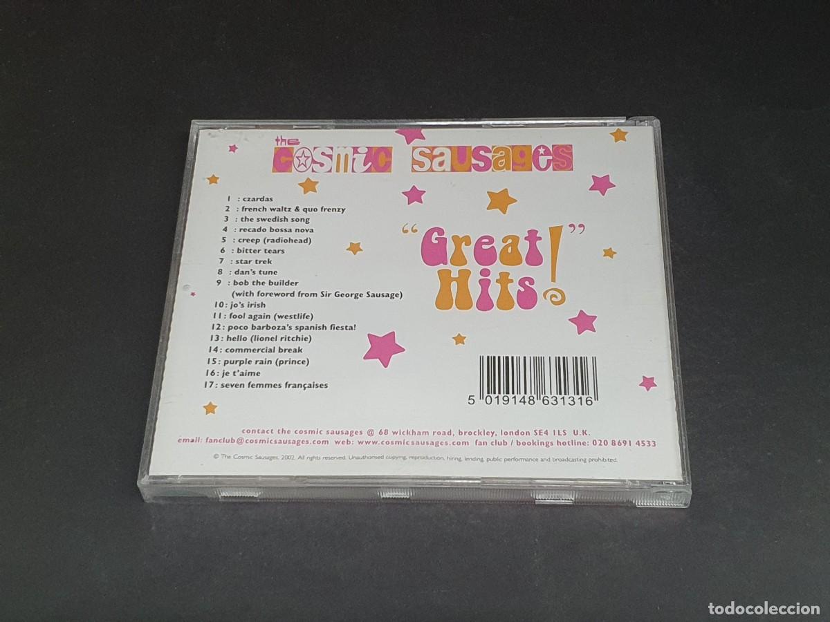 CDs de m&uacute;sica: CD COSMIC SAUSAGES &rdquo;GREAT HITS&rdquo; - Foto 3