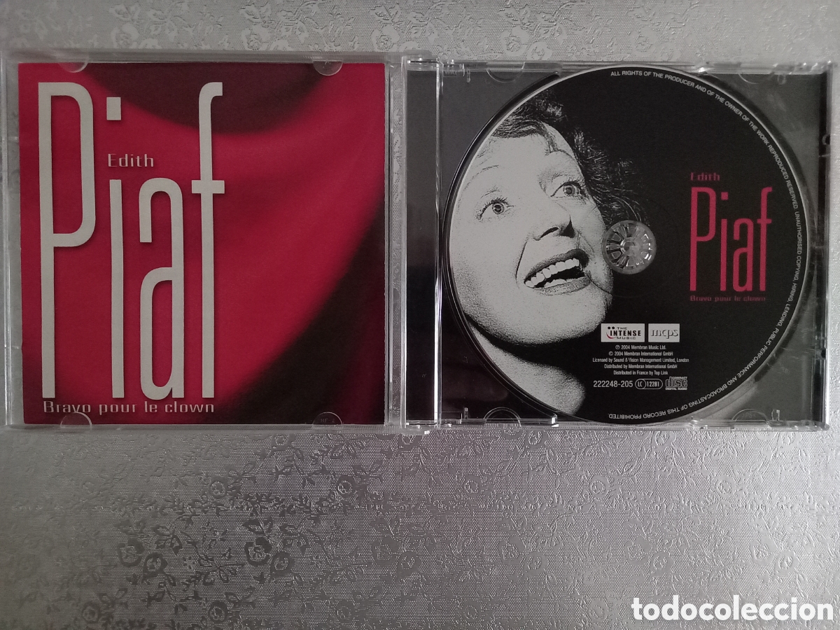 CDs de m&uacute;sica: EDITH PIAF &rdquo;BRAVO POUR LE CLOWN&rdquo; CD 2004 - Foto 2