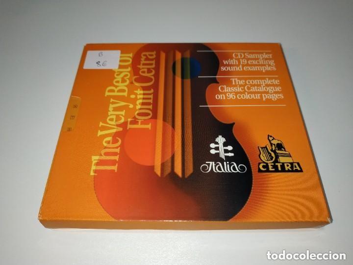 CD de M&uacute;sica: Varios - The Very Best Of Fonit Cetra (CD, Comp, Mono) + Cat&aacute;logo