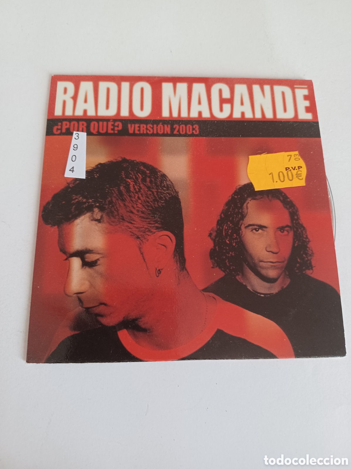 CDs de M&uacute;sica: CTN 3904 radio macande -CD single FUNDA CARTON SEGUNDAMANO