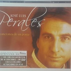 CDs de Música: B1 - JOSÉ LUIS PERALES ”CANCIONES DE UN POETA” - DOBLE CD + DVD AÑO 2004