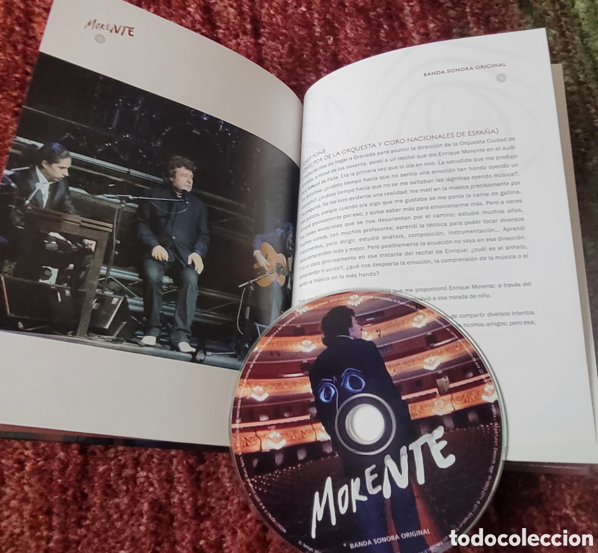 CDs de m&uacute;sica: Morente Banda Sonora Original Disco compacto - Foto 3