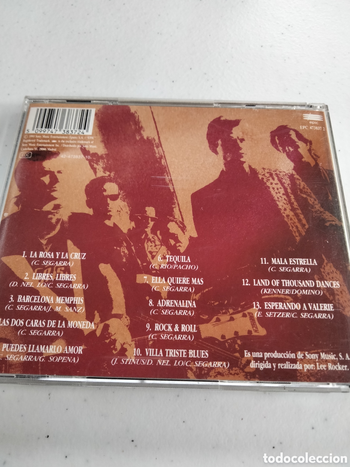 CDs de m&uacute;sica: Los Rebeldes - La rosa y la cruz - Foto 4