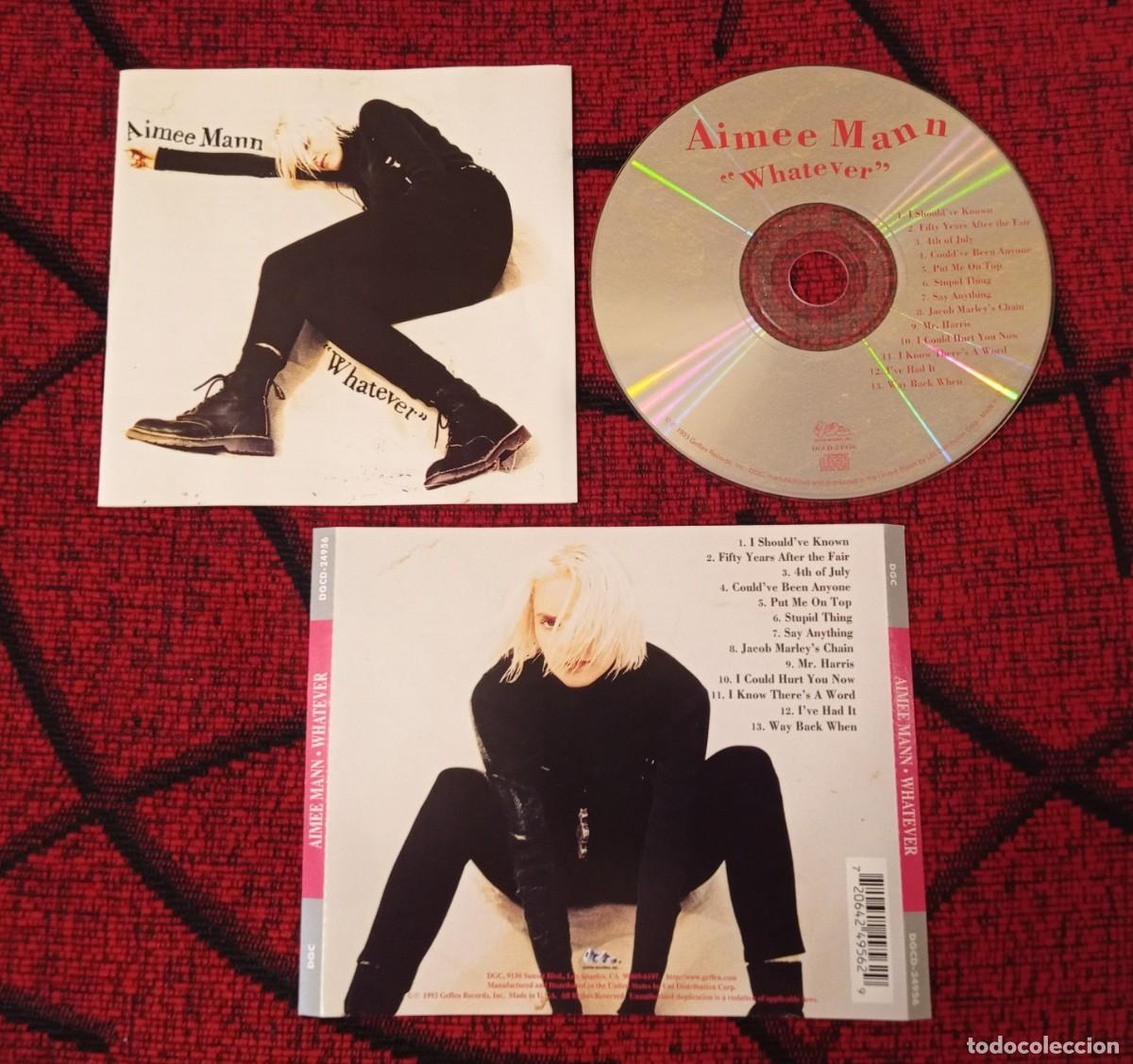 CDs de m&uacute;sica: AIMEE MANN ** Whatever ** CD ORIGINAL 1993 USA - Foto 1