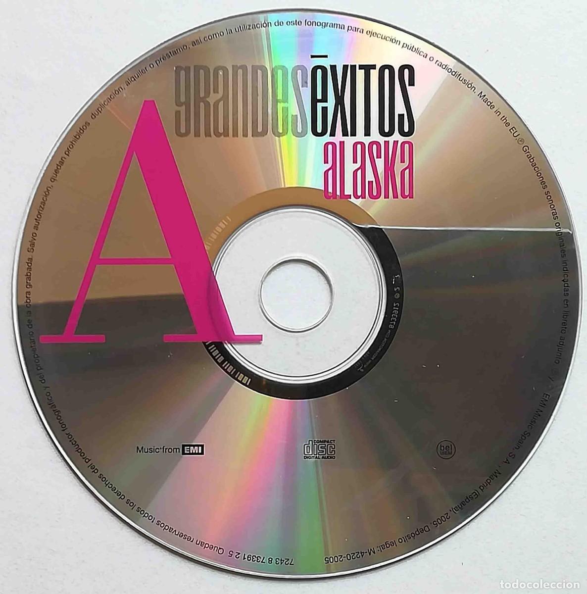 CDs de m&uacute;sica: CD Grandes &Eacute;xitos Alaska 15 temas - Solo el disco. - Foto 1
