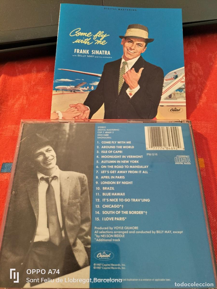 CDs de m&uacute;sica: RAR CD. FRANK SINATRA. COME FLY WITH ME - Foto 2
