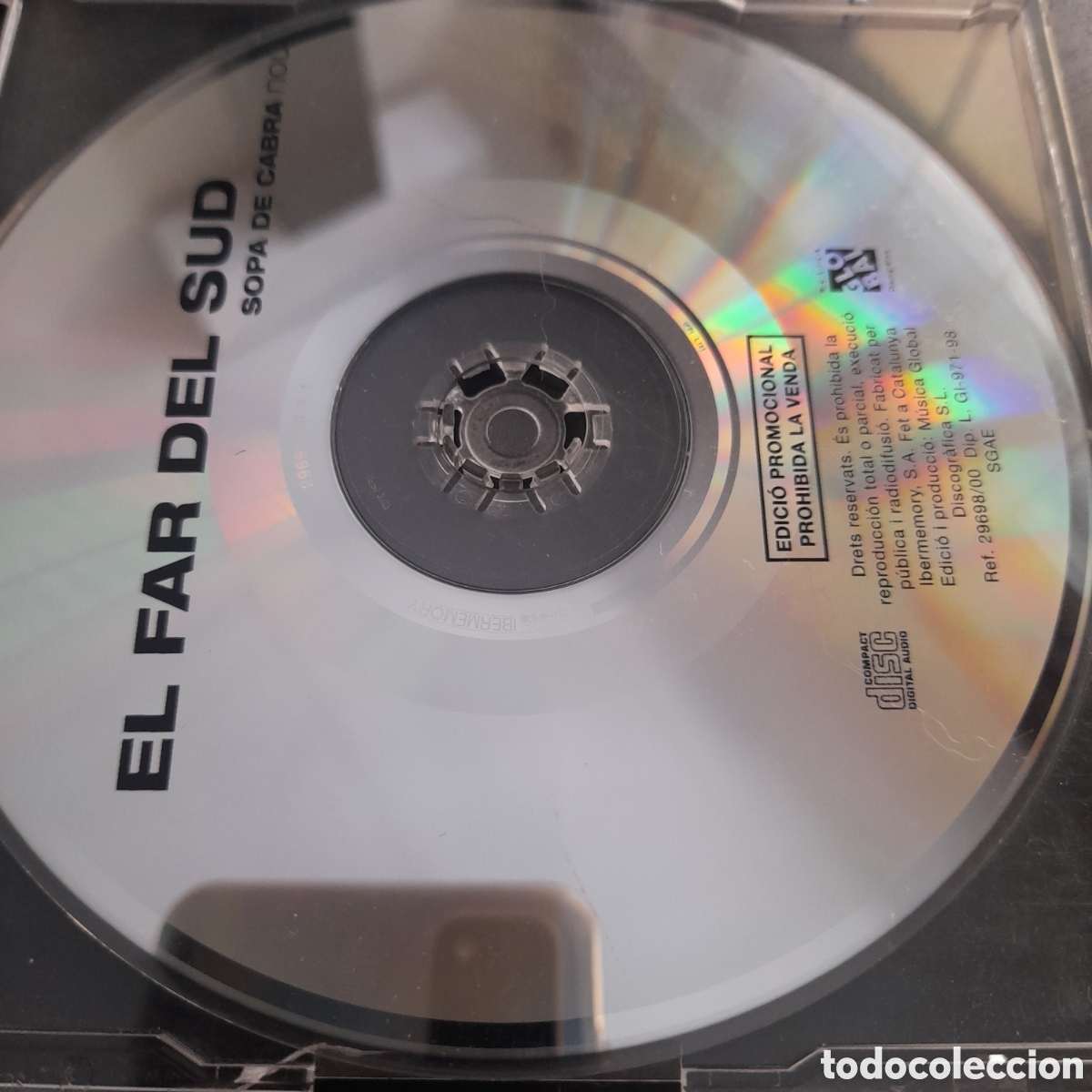 CDs de m&uacute;sica: Sopa De Cabra &ndash; El far del sud. CD, Single, Promo. 1998 - Foto 3