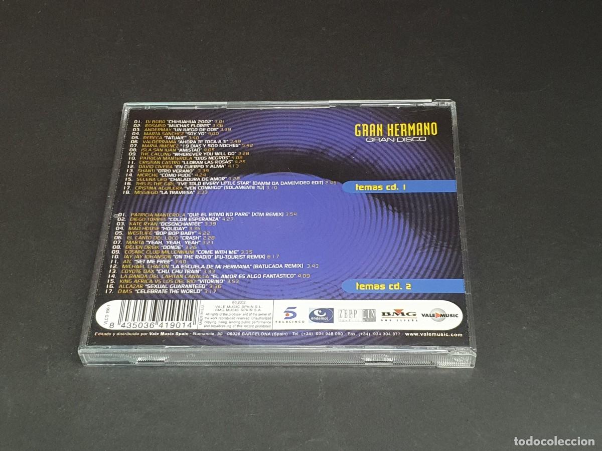 CDs de m&uacute;sica: 2CD GRAN HERMANO - GRAN DISCO - 2002 - Foto 4