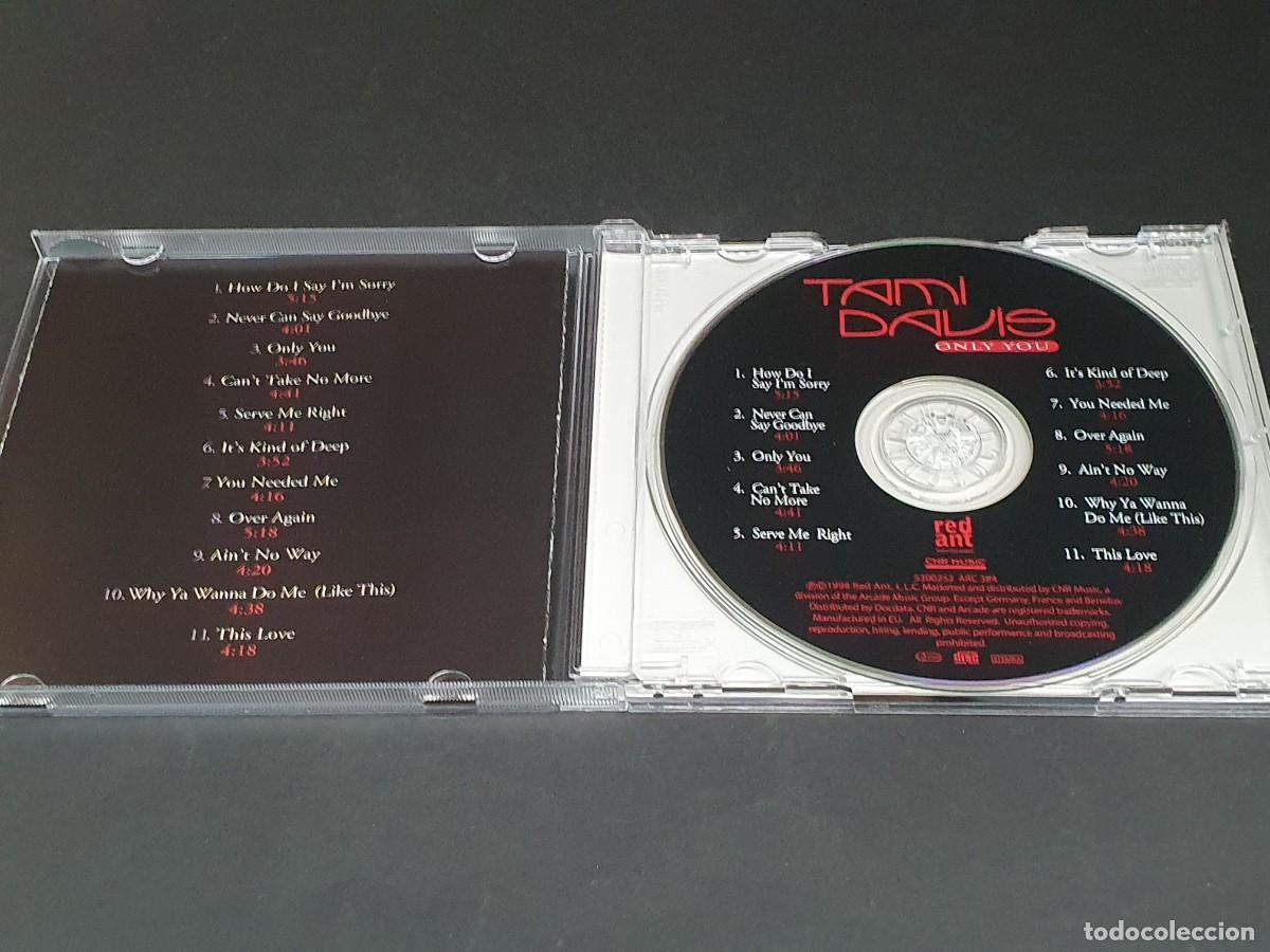 CDs de m&uacute;sica: CD NUEVO - TAMI DAVIS - ONLY YOU - 1998 - Foto 2